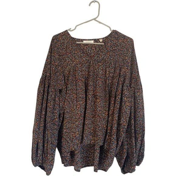 Doen Savona Top in Black Saint Claude Paisley - Picture 3 of 7